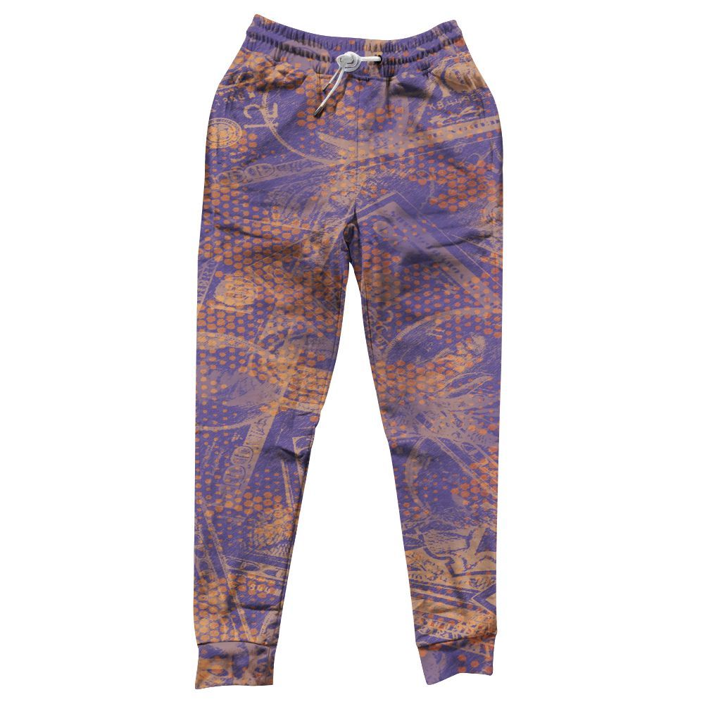 Sweatpant To Match Book Sunset 1s - Banknotes Art Graphic All Over Print