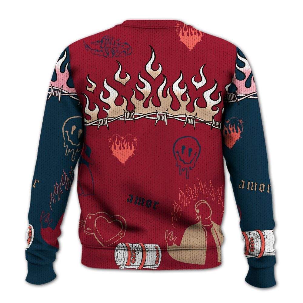 Knitted Sweater To Match Mid Multi Color 2022 1s - Snake Trust No One