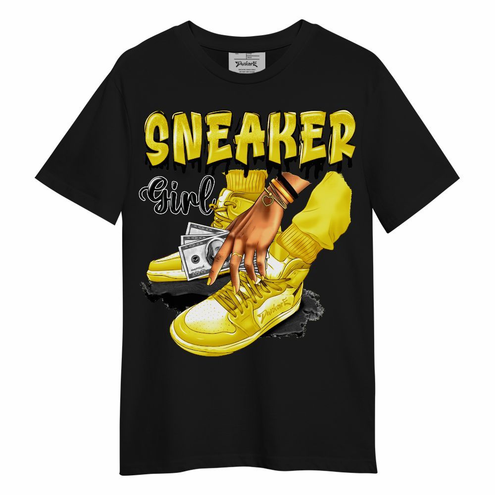 Shirt To Match Retro Thunder 4s - SNEAKER Girl Money Drip Unisex Shirt