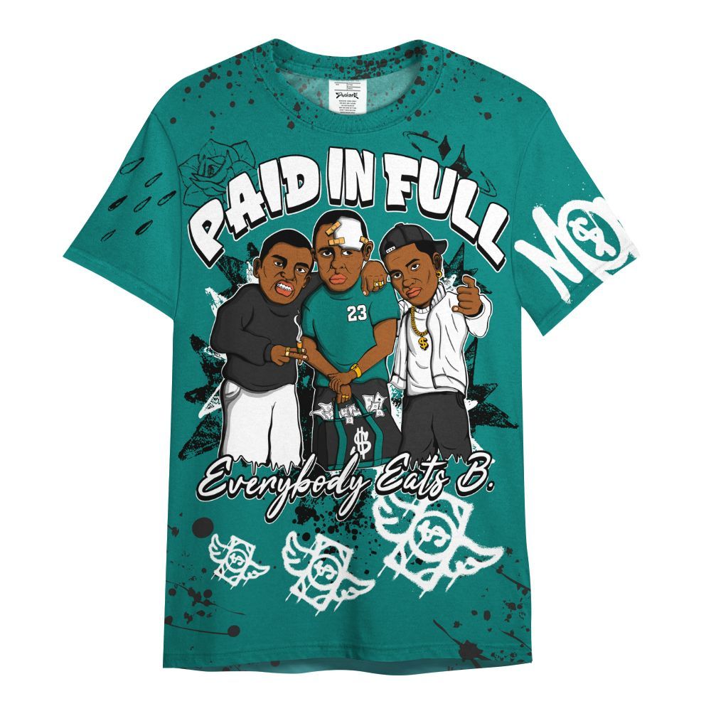 Shirt To Match Griffey Max 1 Freshwater - Everybody Paid In Full Crayon All Over Print