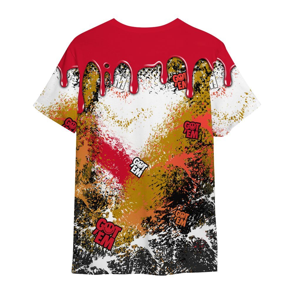 Shirt To Match Ja 3 Raptor - Dripping 23 Drip All Over Print