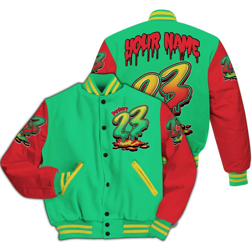 Varsity Jacket To Match Ja 3 Jurassic Park Explorer - Custom Name 23 Drip All Over Print