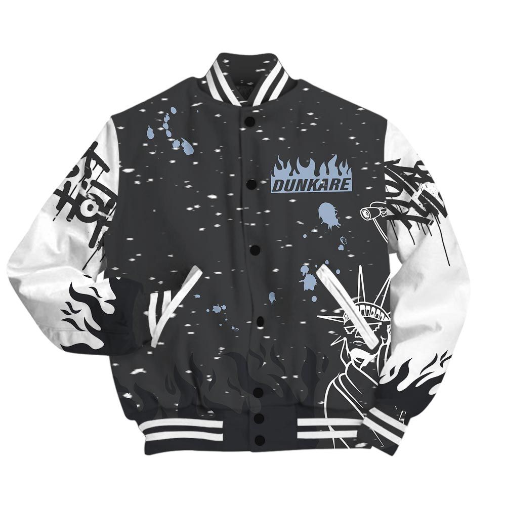 Varsity Jacket To Match Reverse Black White 6s - Graphic Fck Around Find Out Varsity Jacket Outfit