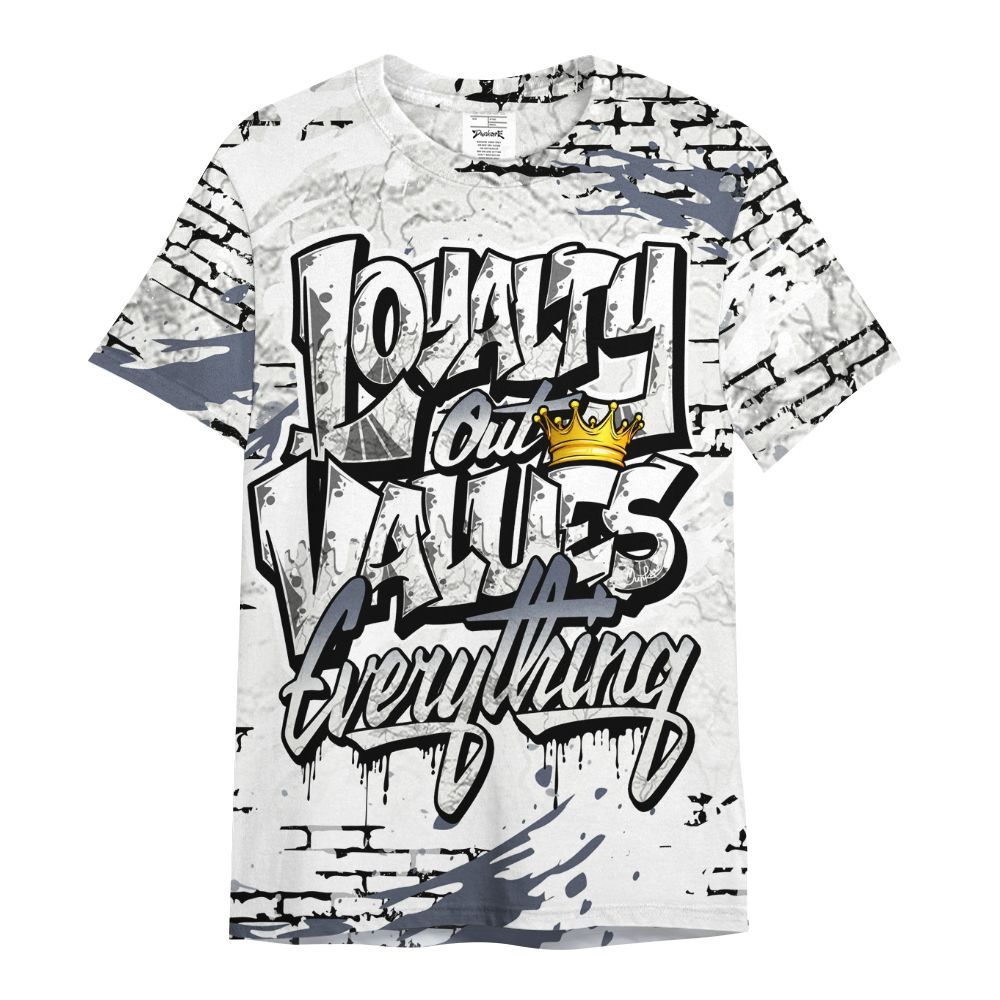 Shirt To Match Air Foamposite Jin Kazama - Values Of Loyalty Drip All Over Print