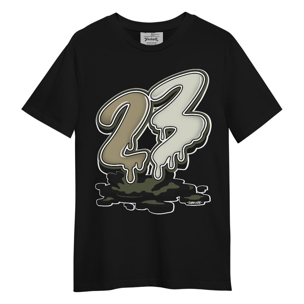 Shirt To Match Low OG Medium Olive 1s - 23 Drip Sludges Graphic