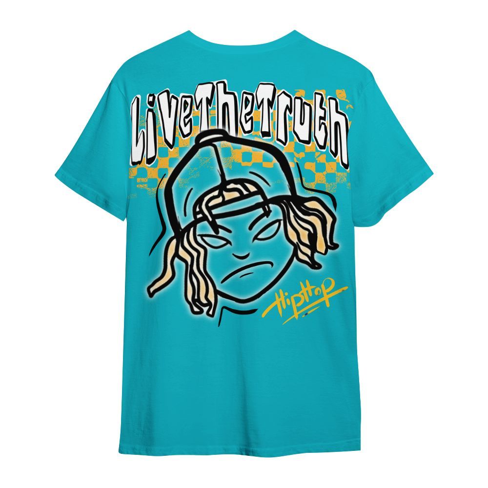 Shirt To Match Retro Aqua 5s - Feel Life Street Style All Over Print