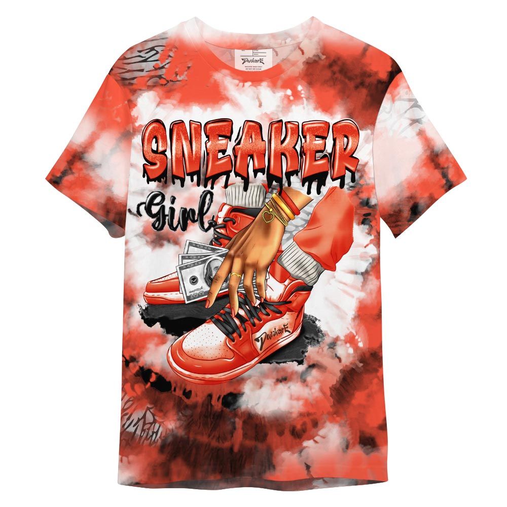 Shirt To Match Shirt Streetwear SNEAKER Girl Money Drip Tie Dye, 3 Cosmic Clay T-- To Match Sneaker Georgia Peach 3s Graphic Tee NCT
