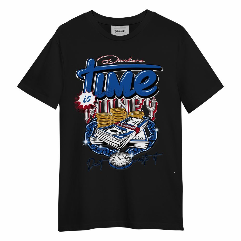Shirt To Match Air Griffey Max Black Red Navy Blue 1s - Time Is Money Unisex Shirt