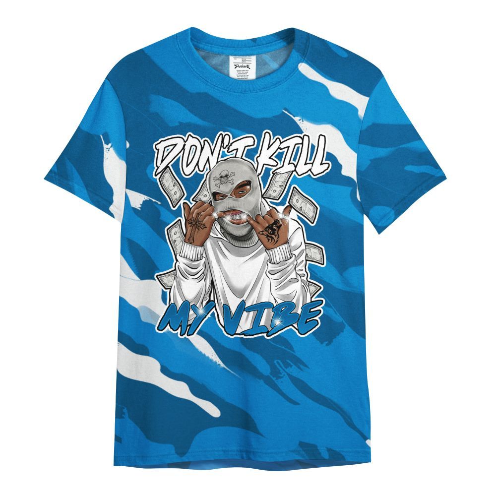 Shirt To Match Industrial Blue 4s - Vibe.Unique Colored All Over Print