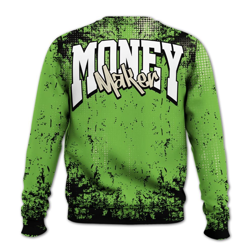 Sweatshirt To Match Air Max Waffle SP Action Green - Move In Silence Money Street Retro All Over Print