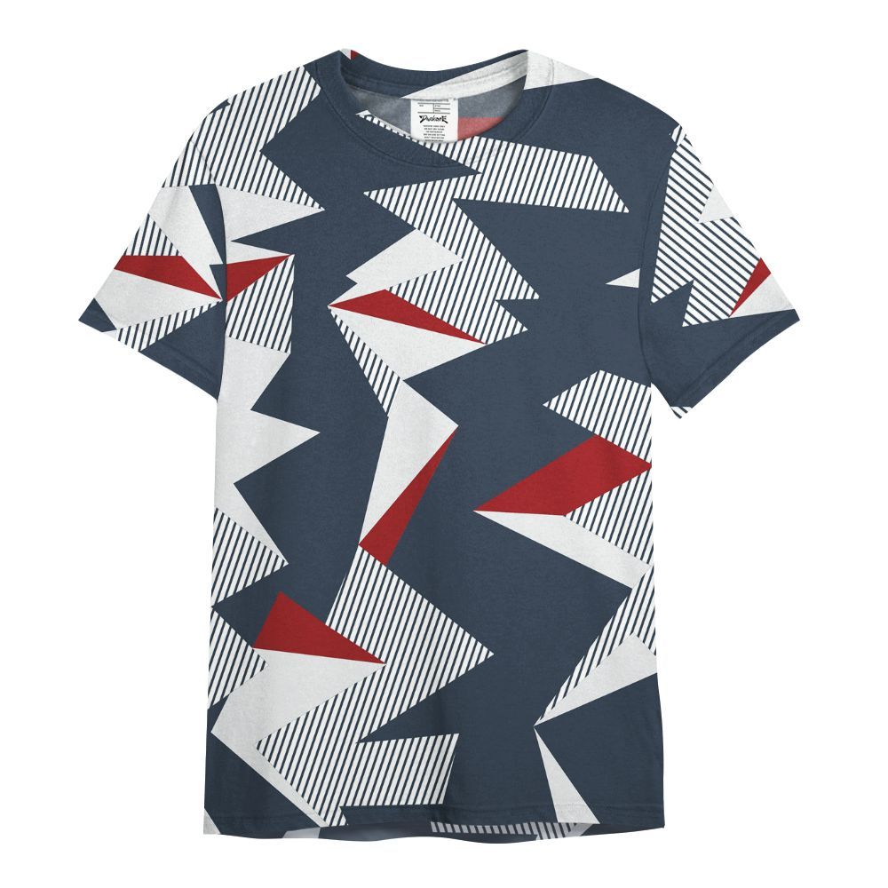 Shirt To Match Retro Olympic 6s - Geometric Camouflage Pattern All Over Print