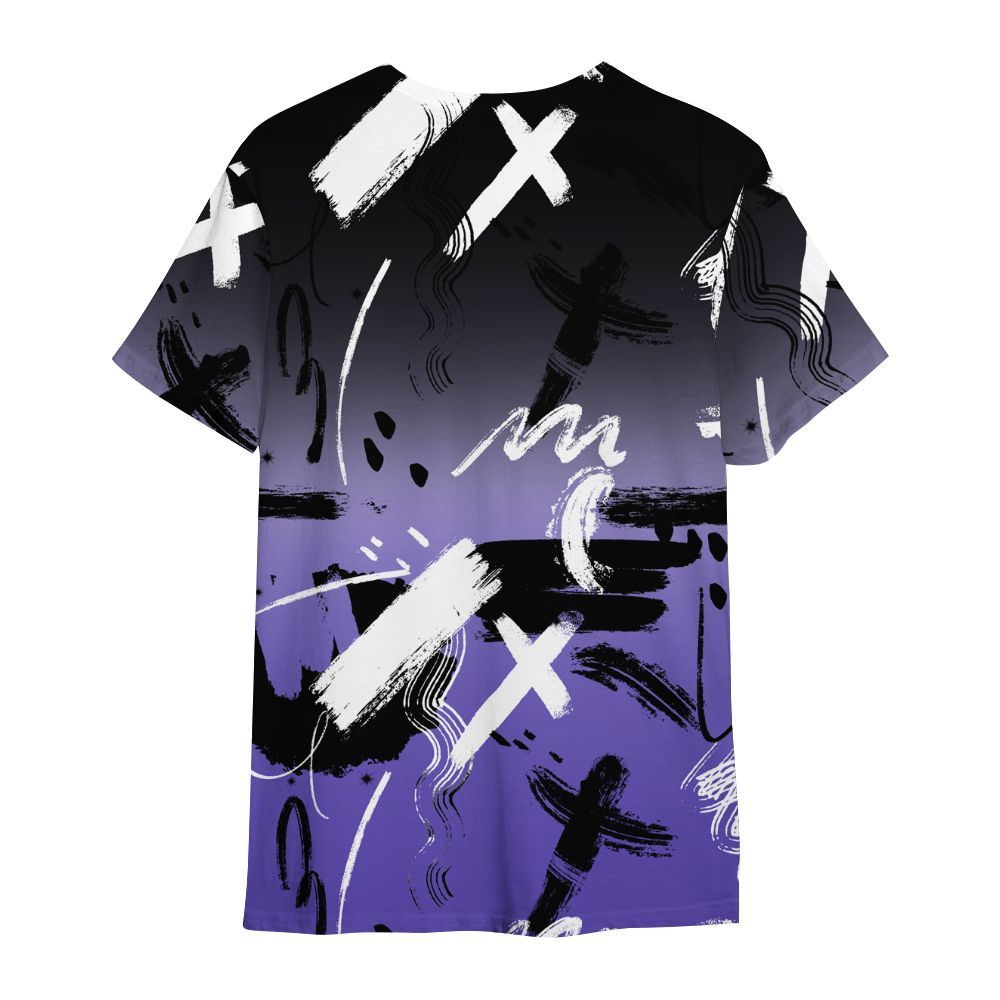 Shirt To Match Field Purple 12s - Money Hustle Grind Pray All Over Print