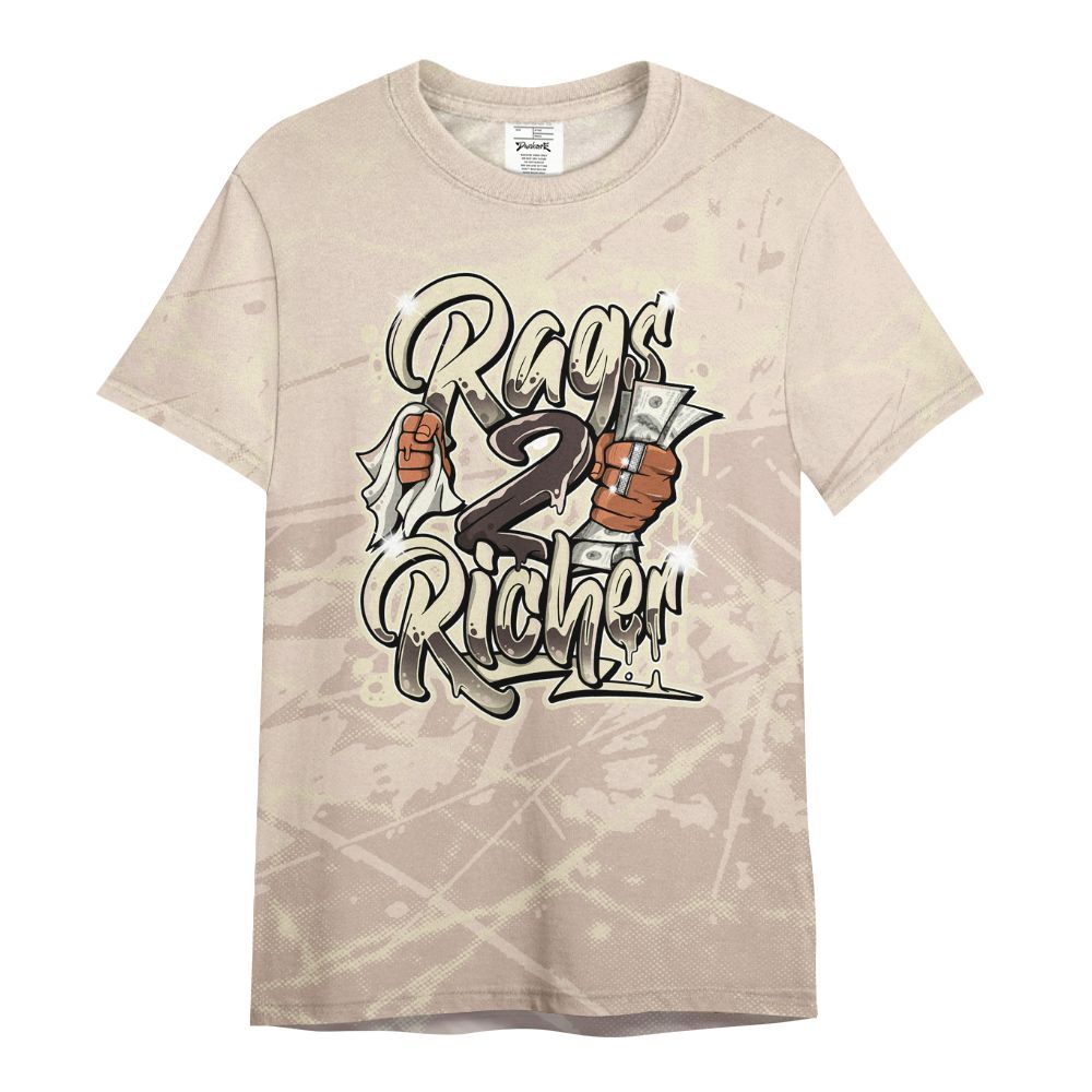 Shirt To Match A Ma Maniere X Fossil Stone 4s - Rag 2 Rich Graphic All Over Print