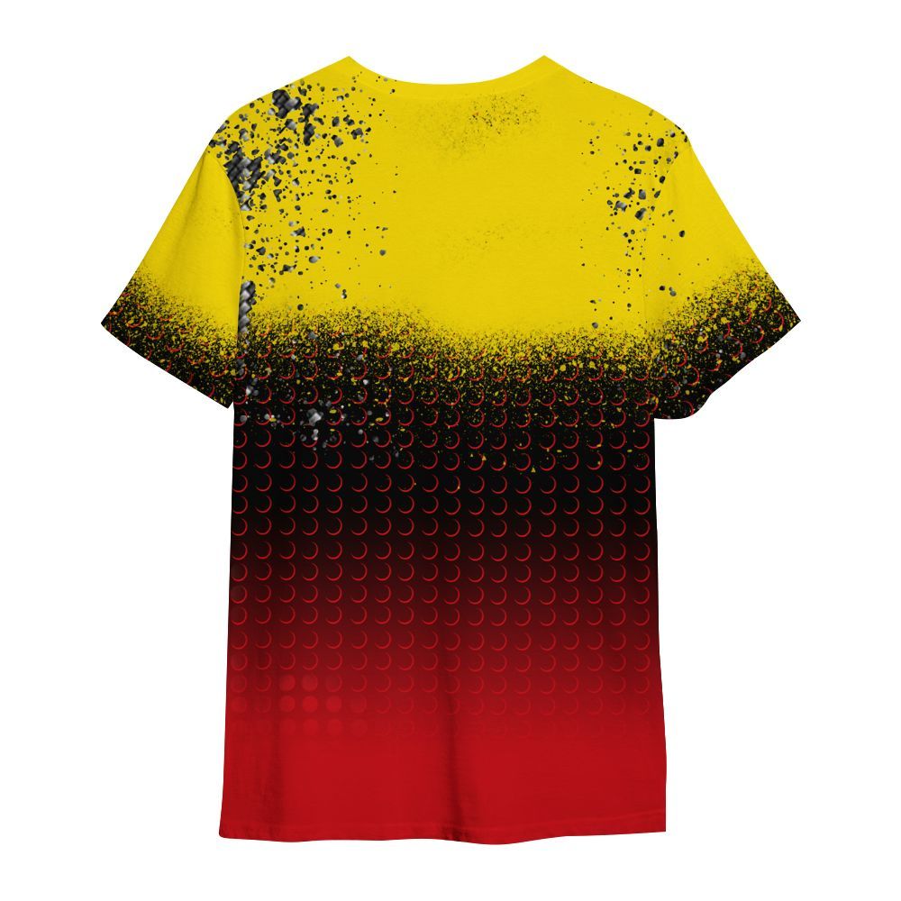 Shirt To Match Ferrari 14s - Halftone Time Is Money All Over Print