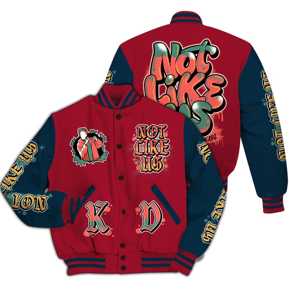 Varsity Jacket To Match Mid Multi Color 2022 1s - None Like Us Graphic All Over Print