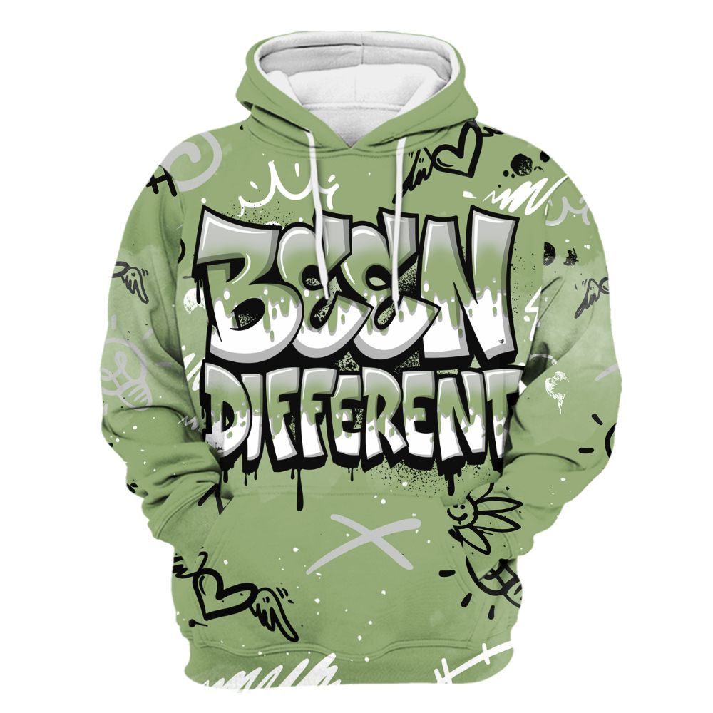 Hoodie To Match Oil Green 4s - Drip Been Di2ferent All Over Print