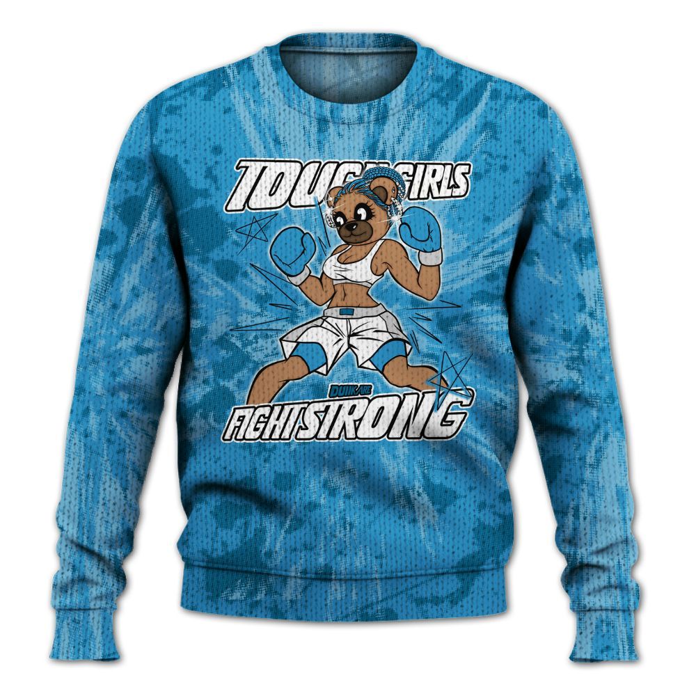 Knitted Sweater To Match Powder Blue 9s - Gritty Girls Bear Luxury