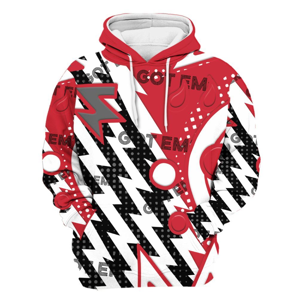 Hoodie To Match Bunny 2025 8s - Retro Vintage 90s All Over Print