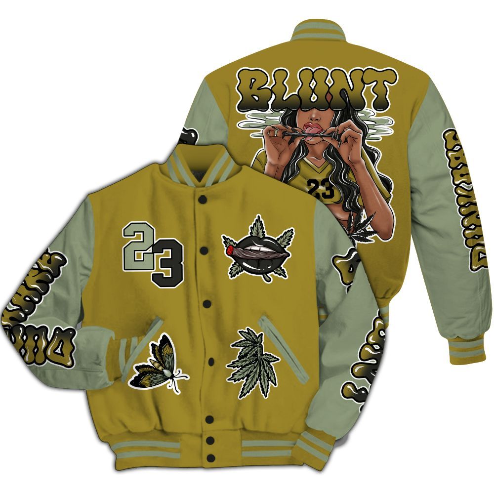 Varsity Jacket To Match Air Flightposite Metallic Gold - Bluntz Unique All Over Print