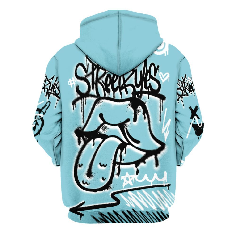 Hoodie To Match Low Legend Blue 11s - Break Rules Streetwear All Over Print