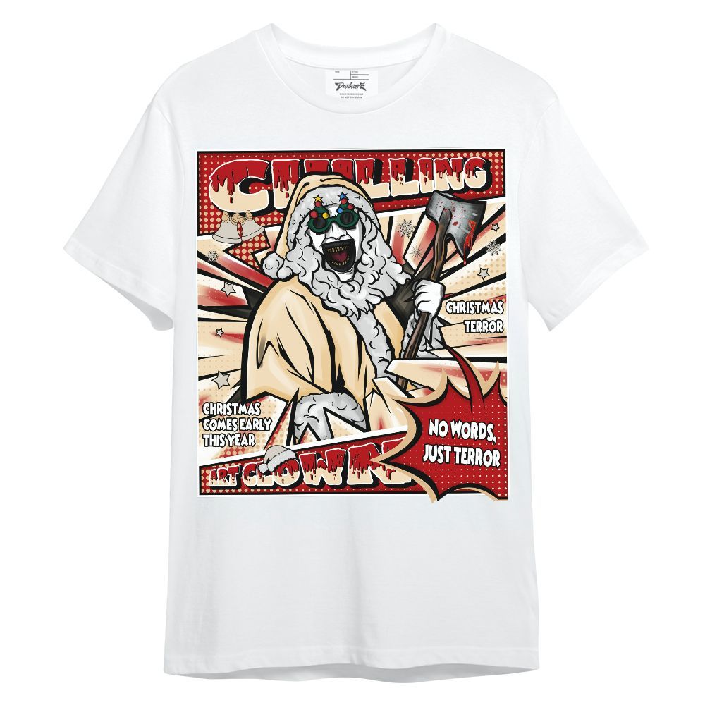 Shirt To Match Dunk Low Strawberry Waffle - Chilling Art Clown Halloween Unisex Shirt