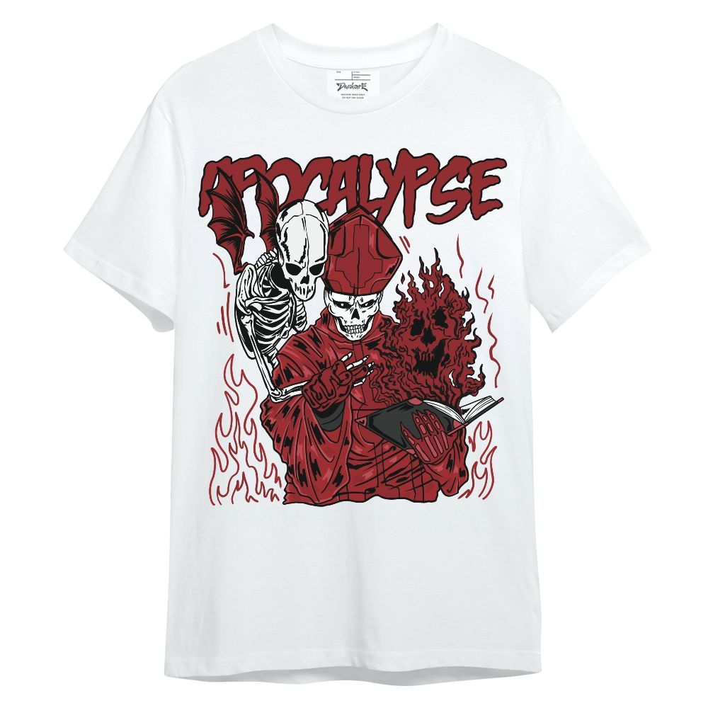 Shirt To Match Alternate Flu Game 12s - Apocalypse Skeleton Unisex Shirt