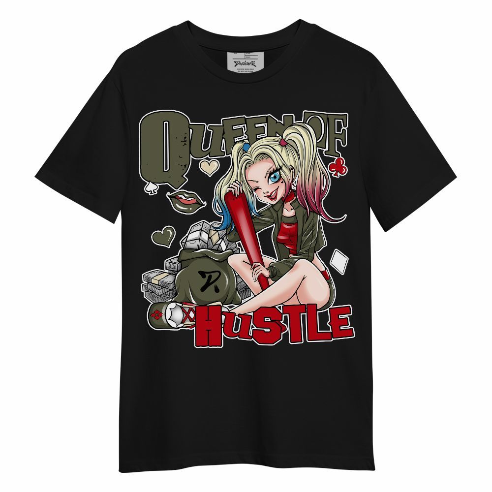 Shirt To Match Travis Scott Low OG Medium Olive 1s - Hustles Quiinn Unisex Shirt