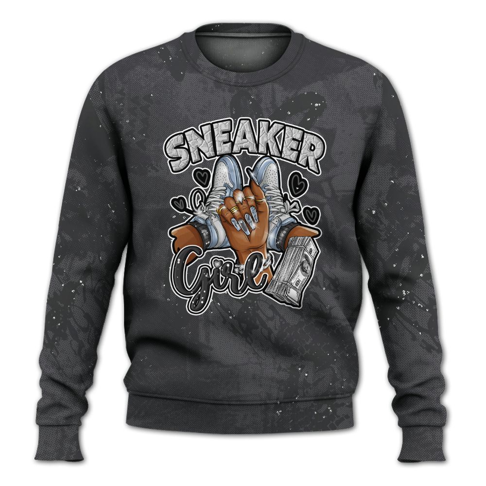Sweatshirt To Match Reverse Oreo 6s - Sneakerz Girlz Heart Grunge All Over Print