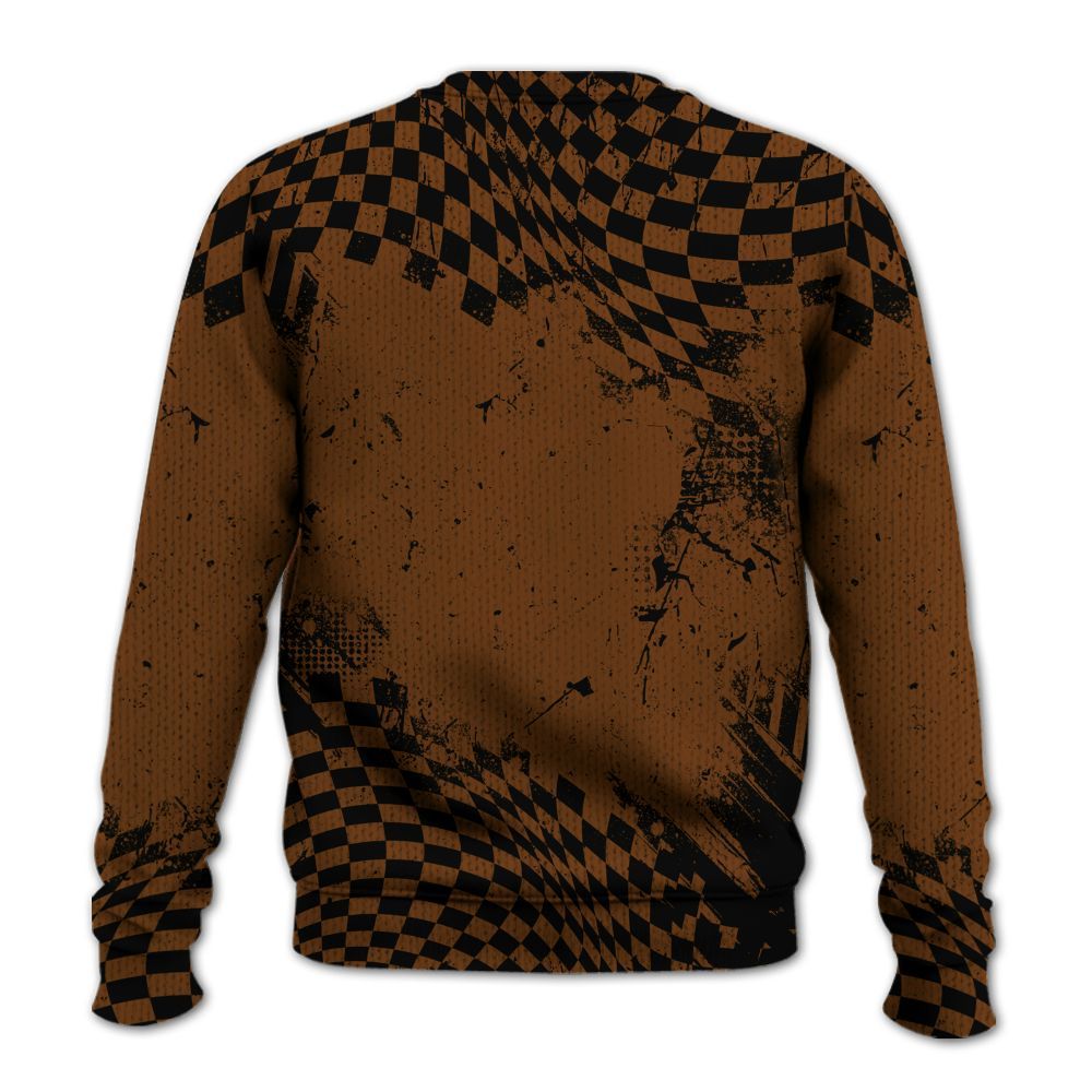Knitted Sweater To Match Archaeo Brown 5s - Hustle Hard Monkey