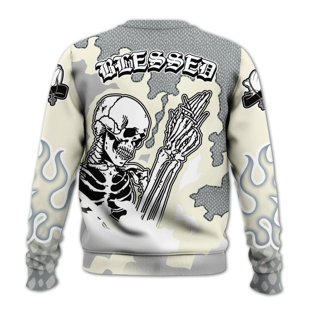 Sweatshirt To Match Low CNY Year Of The Snake 11s - Prayed For Enemies Graphice All Over Print