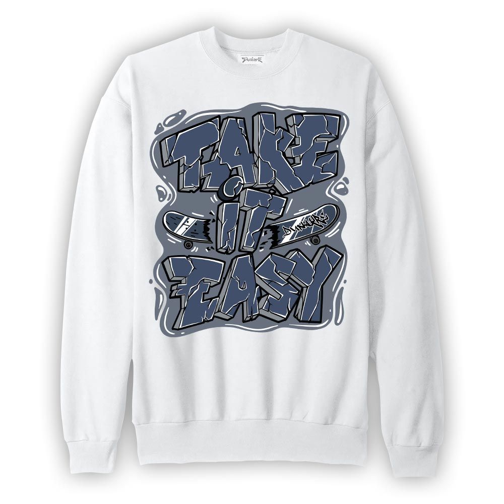 Sweatshirt To match Low Diffused Blue 11s Sweatshirt - Take It Easy Graffiti Graphic