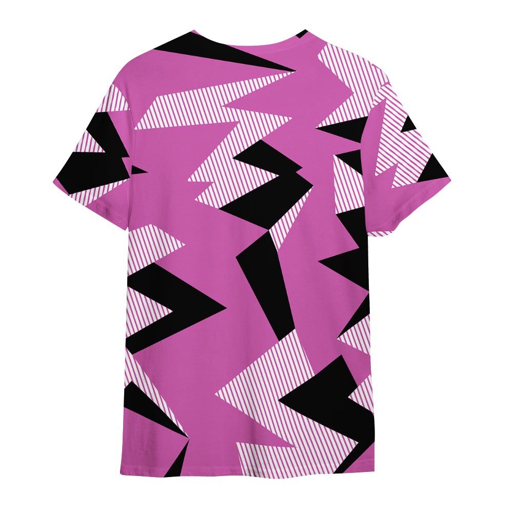 Shirt To Match Hyper Violet 4s - Geometric Camouflage Pattern Shirt Outfit
