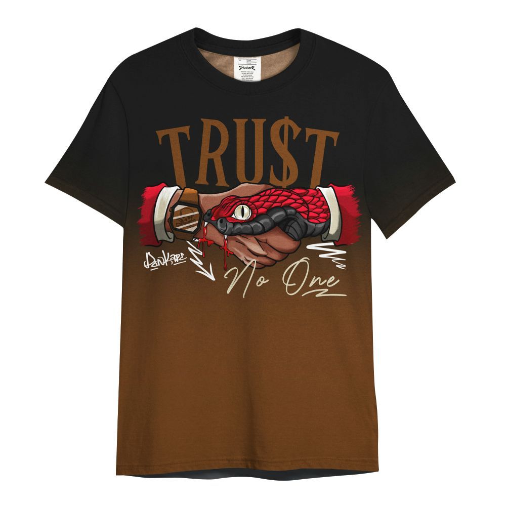 Shirt To Match Archaeo Brown 5s - Snake Trust No One Drip All Over Print