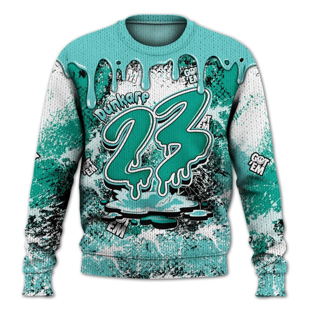 Sweater To Match KD 4 Easter Mint Candy - Dripping 23 Drip Graphic