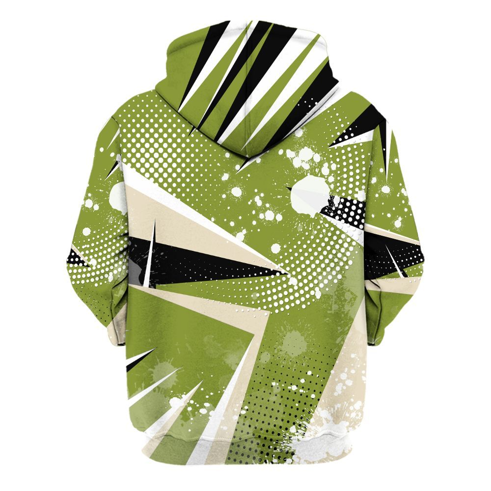 Hoodie To Match SB Dunk Low Asparagus - Poly Trust No One Dripping All Over Print