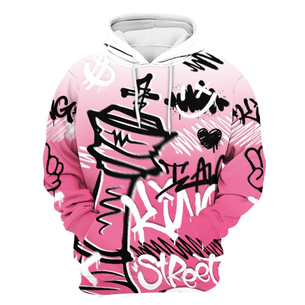 Hoodie To Match Air Max SNDR Hyper Pink - Street King Chess Streetwear All Over Print