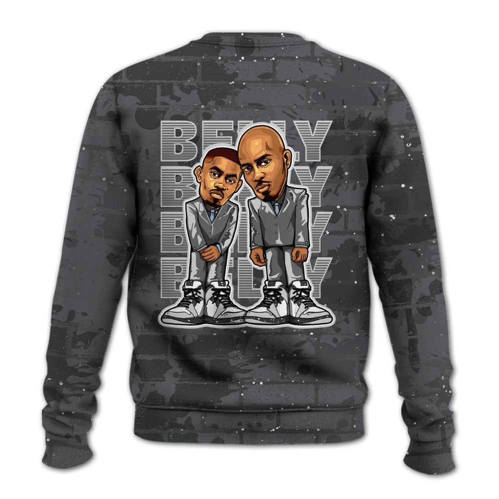 Sweatshirt To Match Reverse Oreo 6s - Belly Sneakers Graphic Halloween All Over Print