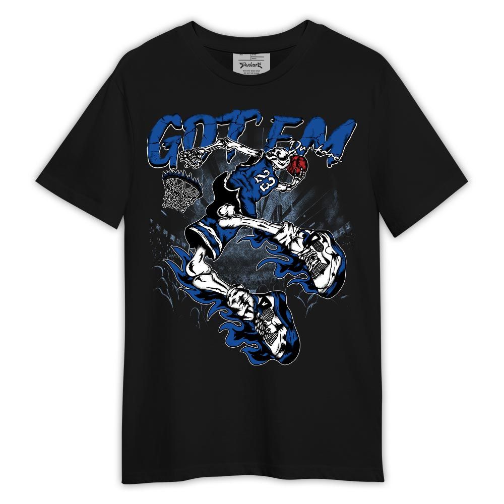 Shirt To Match Low Space Royal 11s - Got'Em 23 Basketball Shirt Outfit