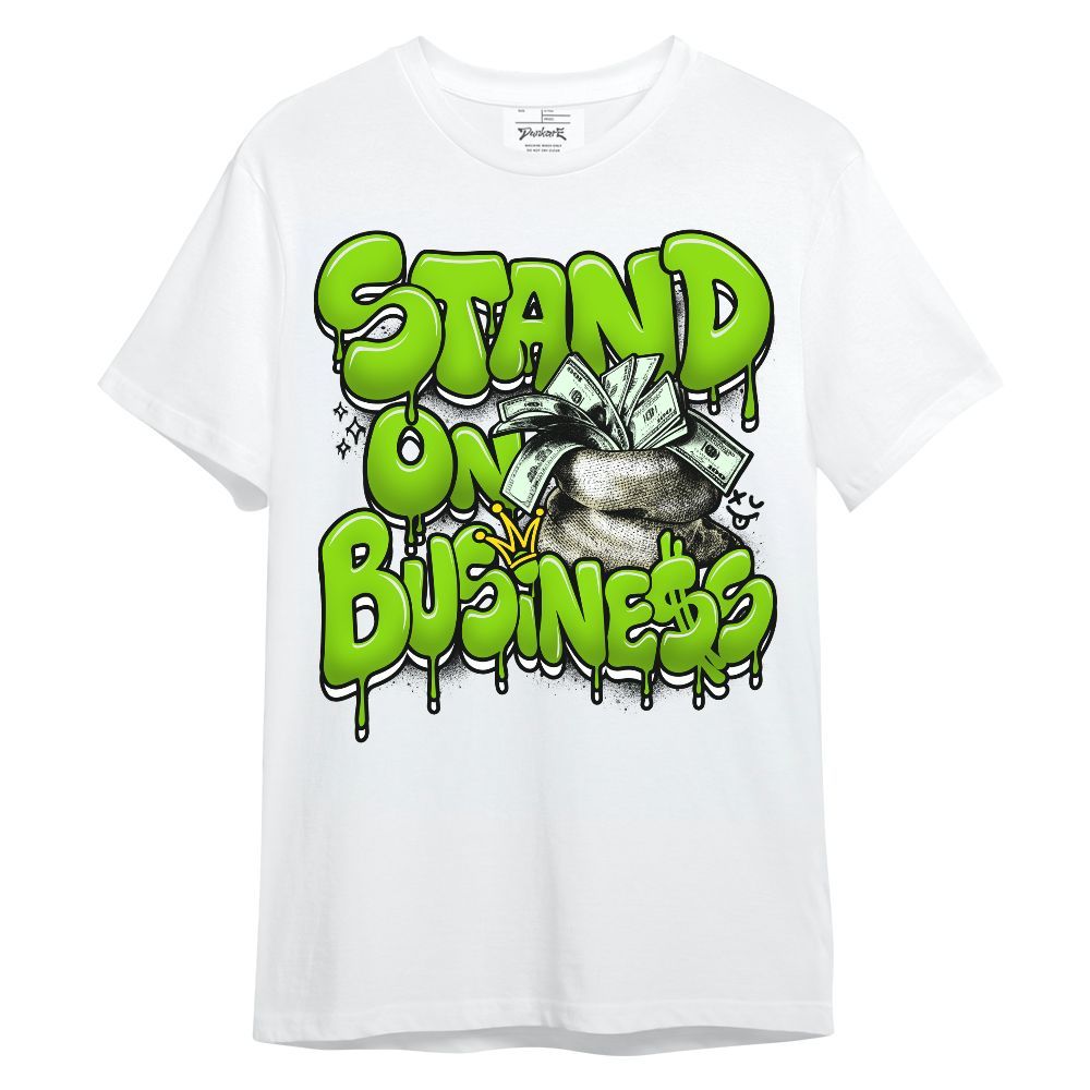 Shirt To Match Electric Green 6s - Stand Business Unisex Shirt