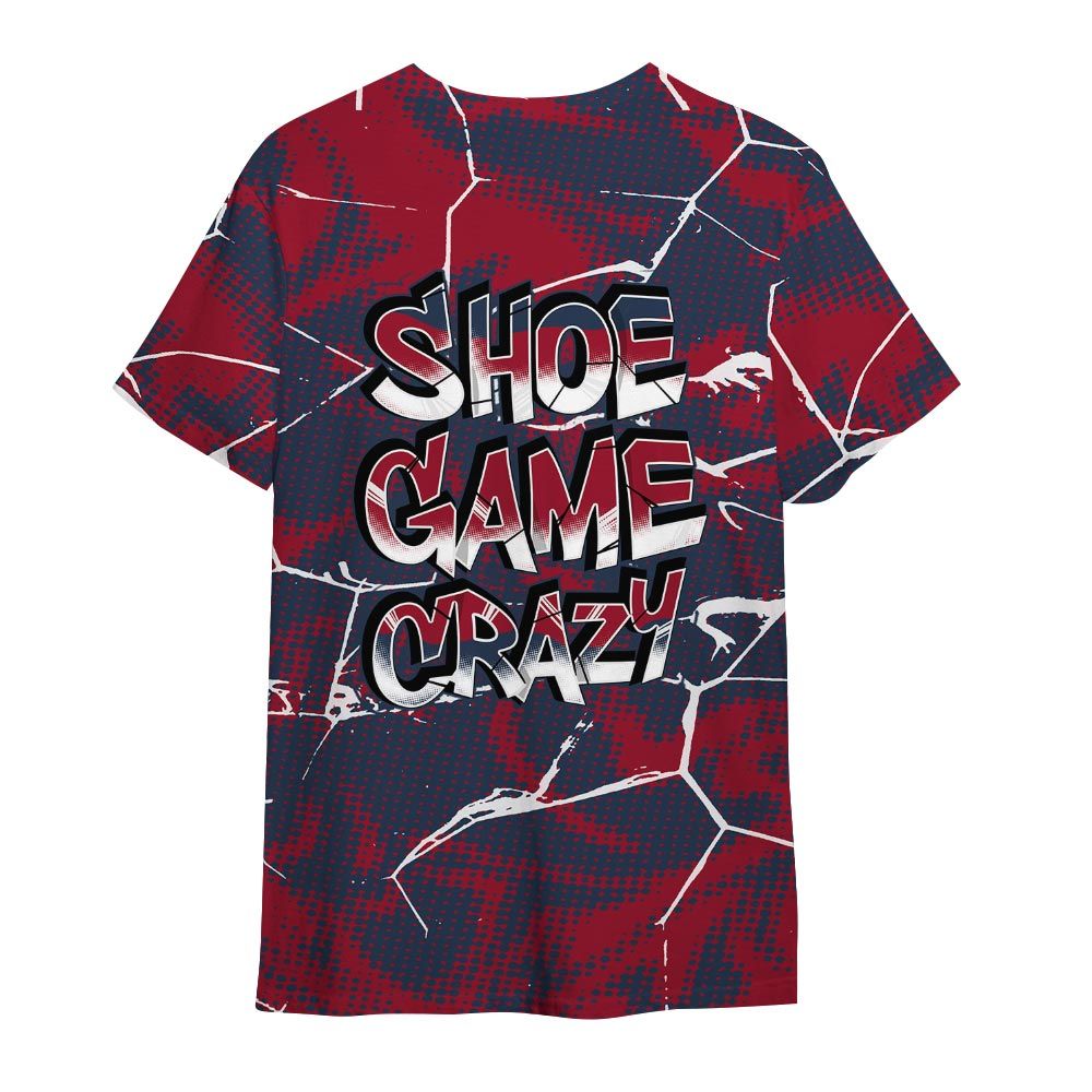 Shirt To Match Retro Navy Blue 2024 6s - Shoe Game Crazy White Graphic Crack Shirt Unisex
