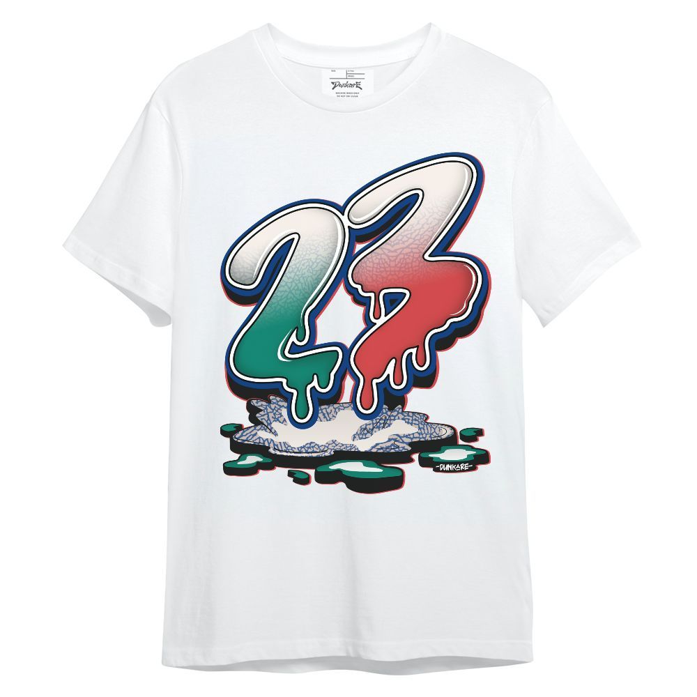Shirt To Match Retro Chalk & Track Red 3s - 23 Drip Sludges Graphic