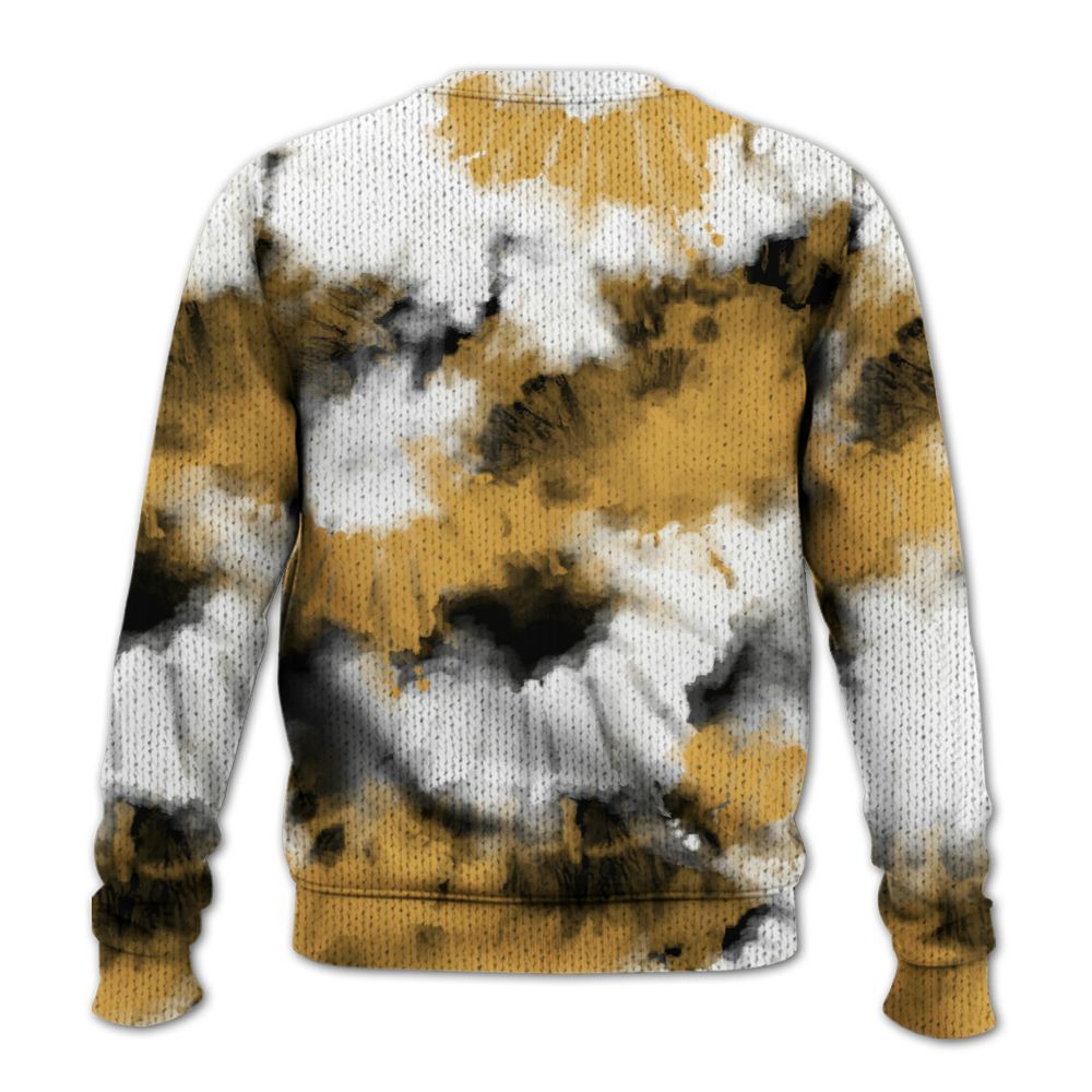 Knitted Sweater To Match Low OG Rookie Of The Year 1s - Tie Dye FK Around Find Out