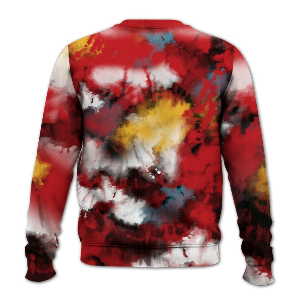 Sweatshirt To Match Dunk Low Fruity Pebbles - God Blessed Tie Dye All Over Print