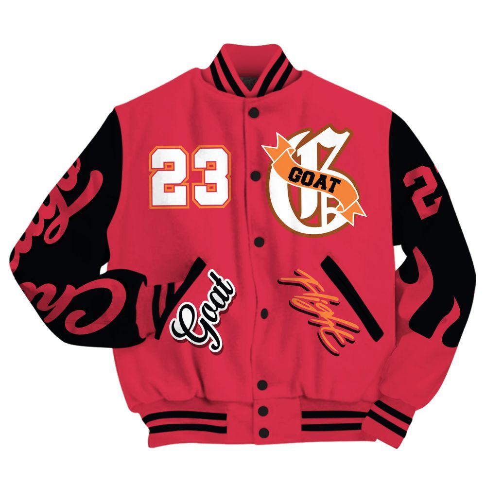 Varsity Jacket To Match Air Max Portal Bright Ceramic - The G.O.A.T Flight Streetwear All Over Print