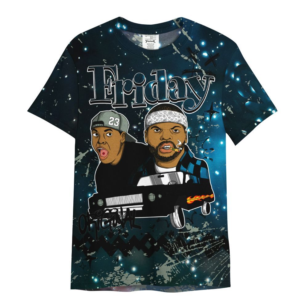 Shirt To Match Air Foamposite One Galaxy - Friday Sneaker Crayon All Over Print