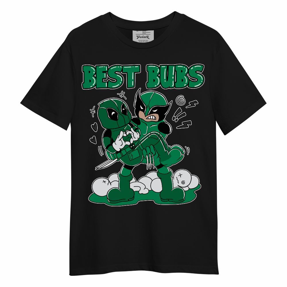 Shirt To Match Mid Lucky Green 1s - Bubs Cartoon Unisex Shirt