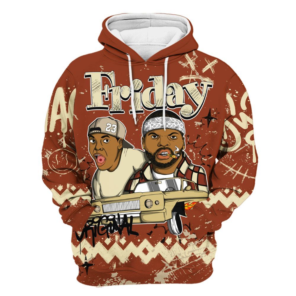 Hoodie To Match Retro Eastside Golf 12s - Friday Sneaker Crayon All Over Print
