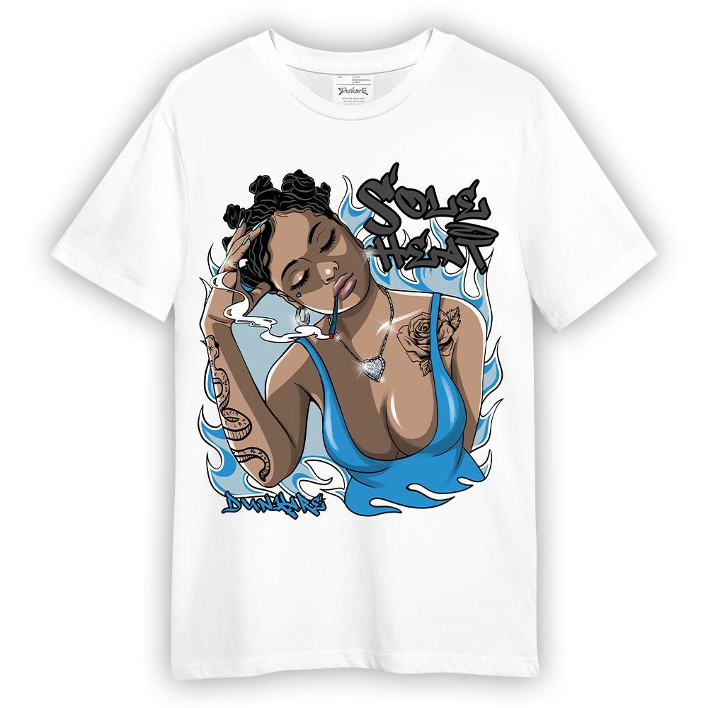 Shirt To Match Powder Blue 9s T-- Sole Heat Unique T-Shirt Unisex