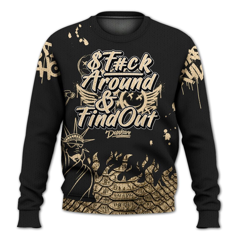 Knitted Sweater To Match Kobe 9 EM Mambacita - Graphic Fck Around Find Out