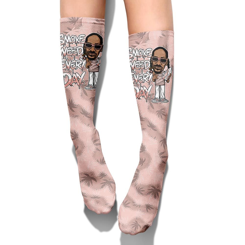 Sock To Match Low Legend Pink 11s - Smoking Every Day Graphic Weeding Art